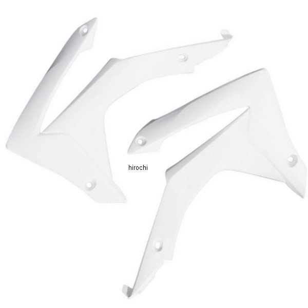 ラジエーターカバー 13年以降 CRF250R、CR450R 白