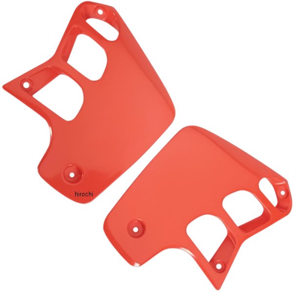 ラジエーターカバー 88年-90年 CR125R、CR250R オレンジ