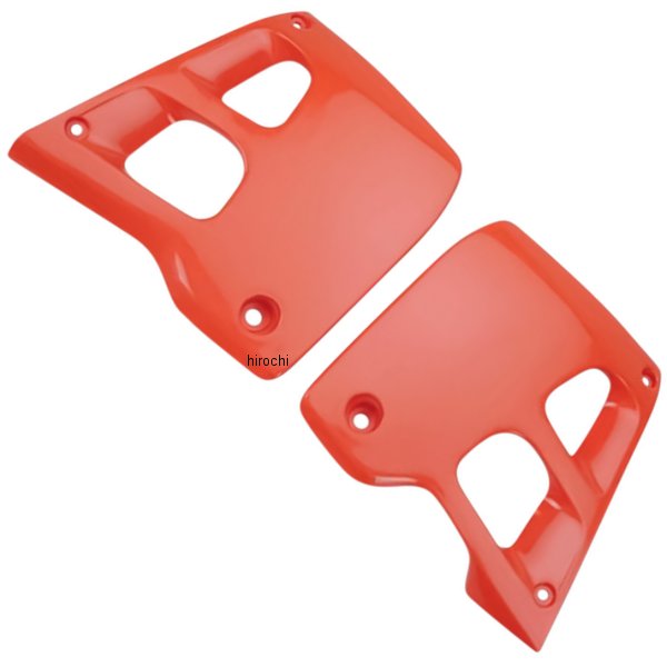 ラジエーターカバー 90年-92年 CR125R、CR250R CRオレンジ