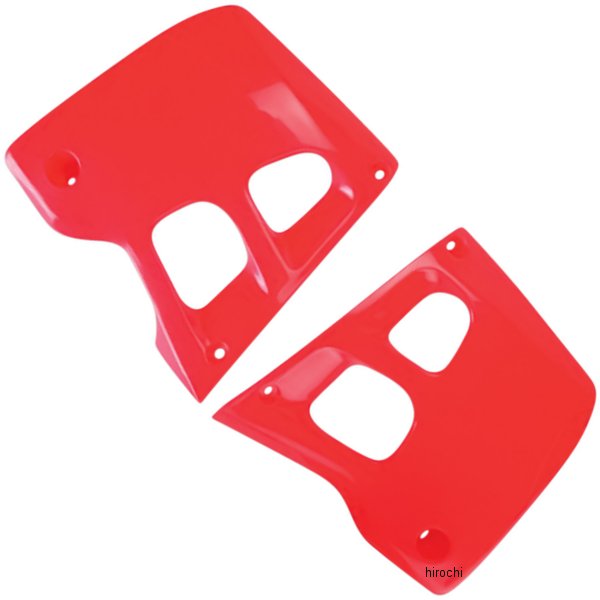 ラジエーターカバー 90年-92年 CR125R、CR250R CRレッド