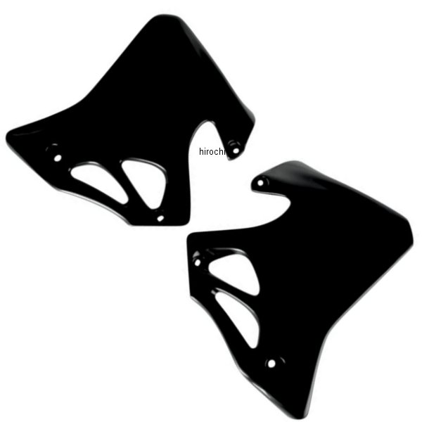 ラジエーターカバー 95年-96年 CR125R、CR250R 黒