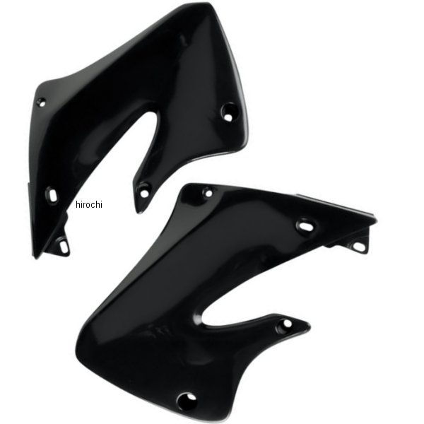 ラジエーターカバー 97年-99年 CR125R、CR250R 黒