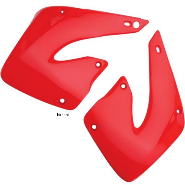 ラジエーターカバー 00年-01年 CR125R、CR250R CRレッド