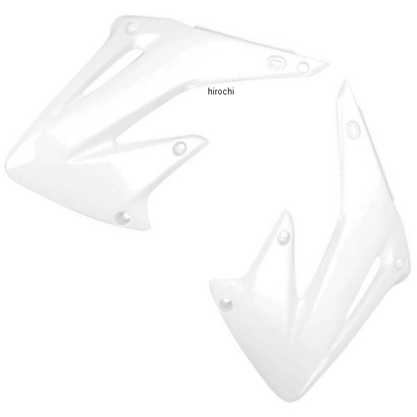 ラジエーターカバー 02年-07年 CR125R、CR250R 白