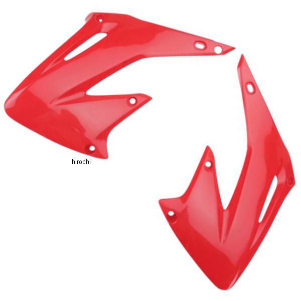 ラジエーターカバー 02年-07年 CR125R、CR250R CRレッド