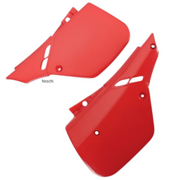 サイドパネル 87年-88年 CR125R、CR250R、CR500R 赤
