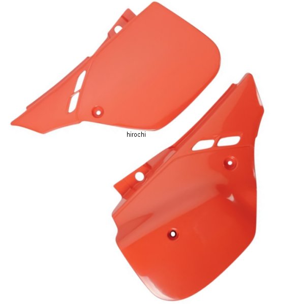 サイドパネル 88年-90年 CR125R、CR250R、CR500R オレンジ