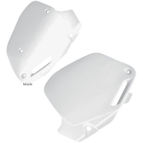 サイドパネル 90年-01年 CR125R、CR250R、CR500R 白