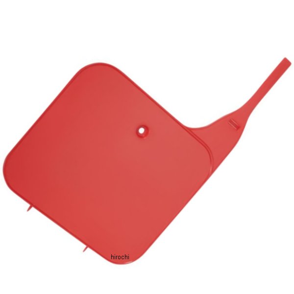 フロントナンバープレート 83年-89年 CR125R、CR250R、CR500R 赤