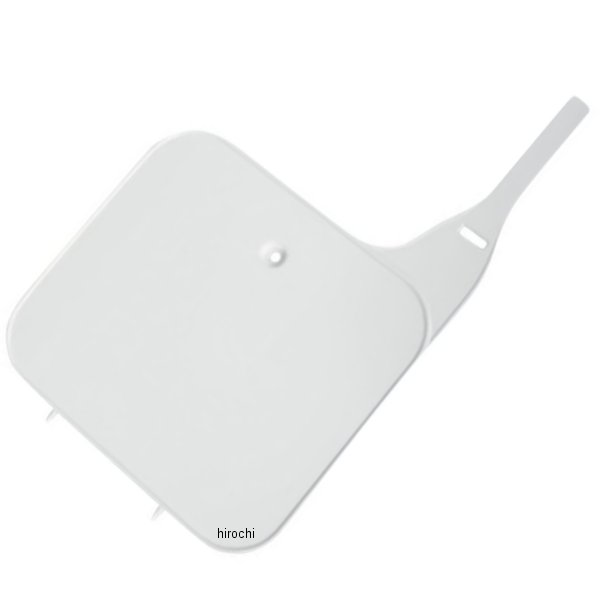 フロントナンバープレート 83年-89年 CR125R、CR250R、CR500R 白