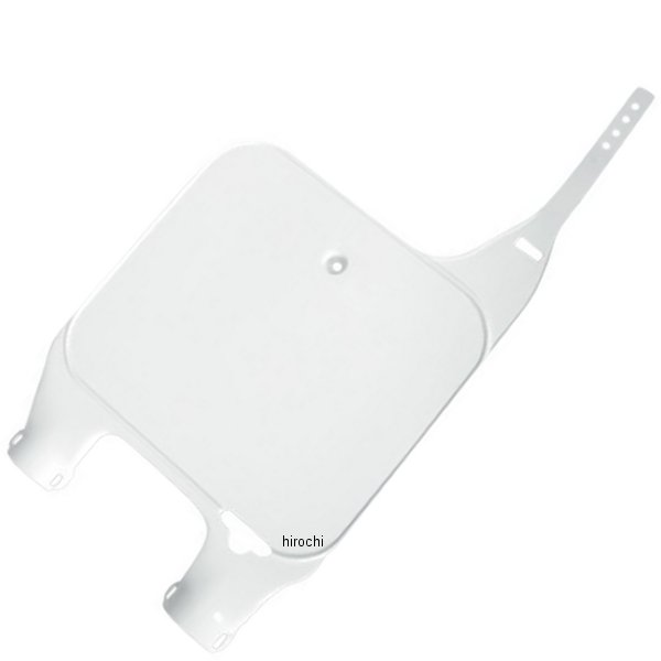 フロントナンバープレート 90年-94年 CR125R、CR250R、CR500R 白