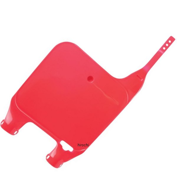 フロントナンバープレート 90年-94年 CR125R、CR250R、CR500R CRレッド