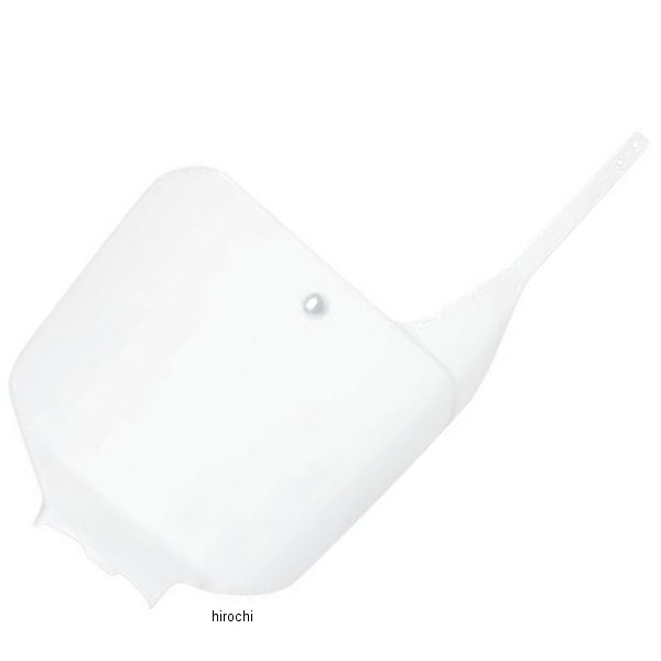 フロントナンバープレート 95年-01年 CR125R、CR250R、CR500R 白