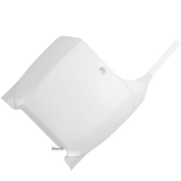 フロントナンバープレート 00年-03年 CR125R、CR250R、CR450R 白