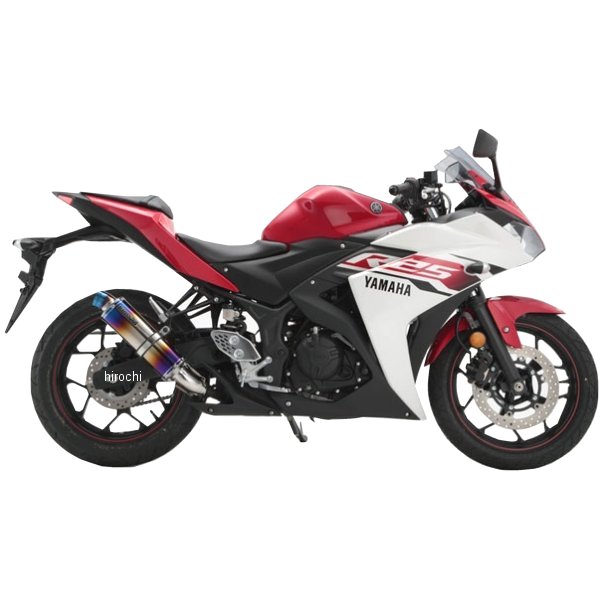 スリップオンマフラー R-EVO 14年-16年 YZF-R25 ヒートチタン