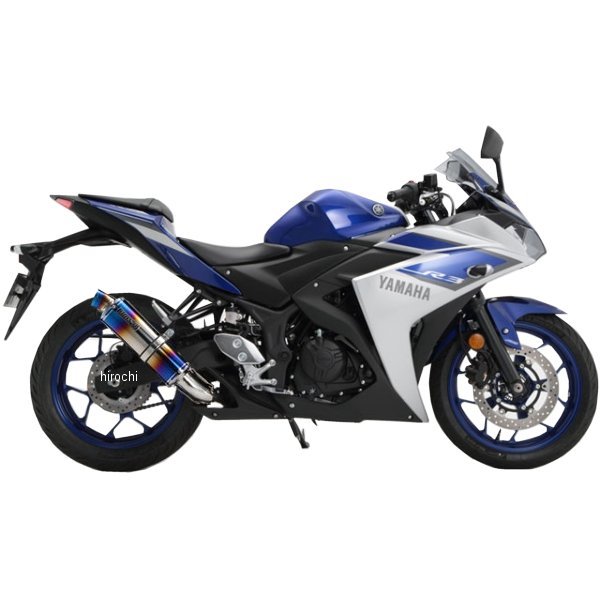 スリップオンマフラー R-EVO 15年以降 YZF-R3 ヒートチタン