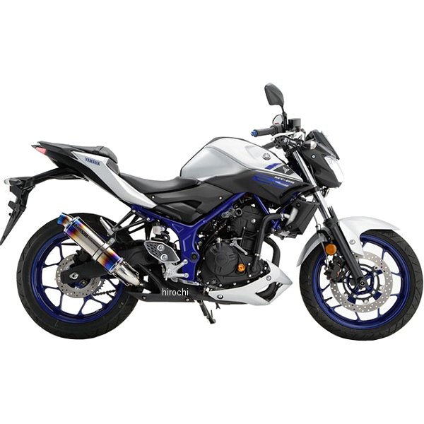 スリップオンマフラー R-EVO 15年-16年 MT-25 ヒートチタン