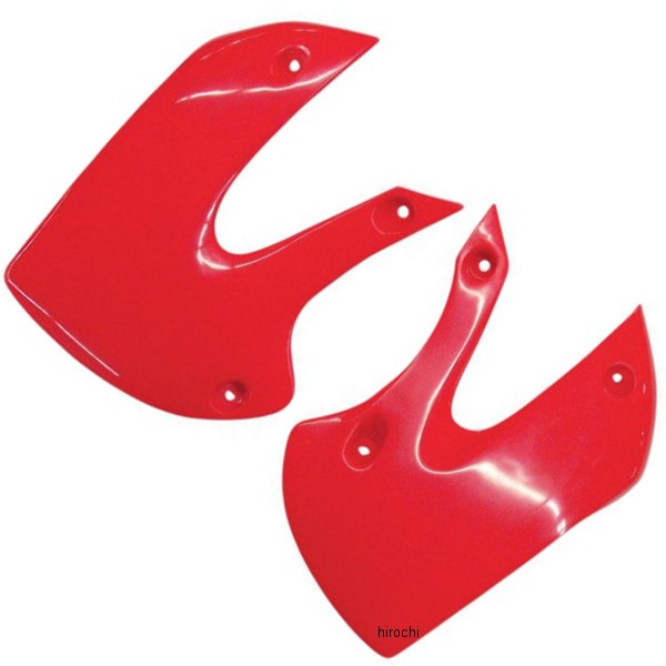 ラジエーターカバー 01年以降 スズキ、カワサキ 赤