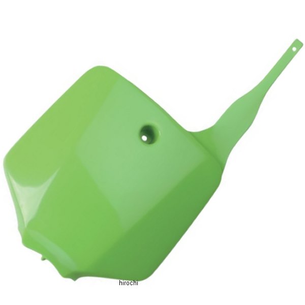 フロントナンバープレート 01年以降 スズキ、カワサキ KXグリーン