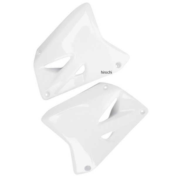 ラジエーターカバー 01年-06年 RM250、RM125 白