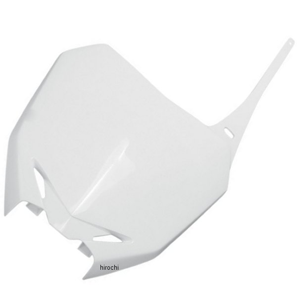 フロントナンバープレート 08年以降 RM-Z450、RM-Z250 白