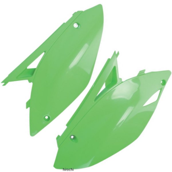 サイドパネル 09年-12年 KX450F、KX250F KXグリーン