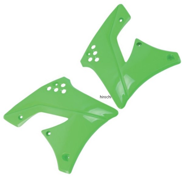 ラジエーターカバー 09年 KX250F KXグリーン