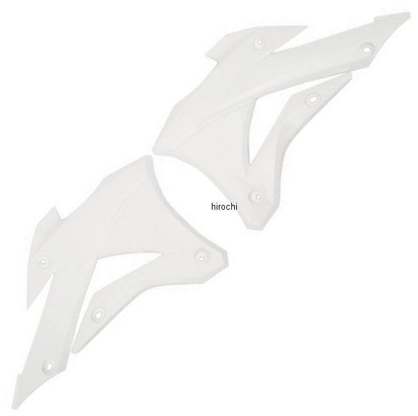 【セール特価】 ラジエーターカバー 14年以降 KX100、KX85 白