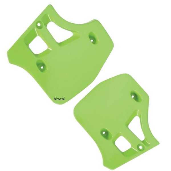 ラジエーターカバー 88年-03年 KX500、KX250 KXグリーン