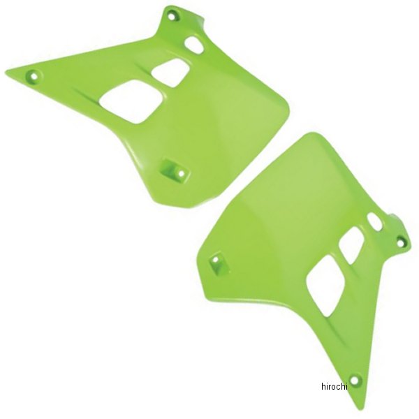 ラジエーターカバー 90年-91年 KX125 KXグリーン