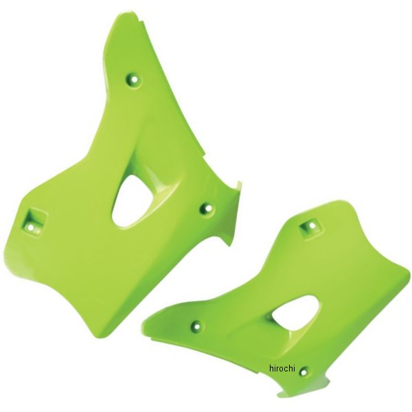 ラジエーターカバー 94年-98年 KX250、KX125 KXグリーン