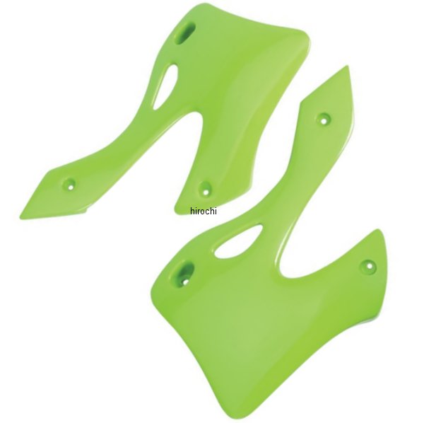 ラジエーターカバー 99年-02年 KX250、KX125 KXグリーン