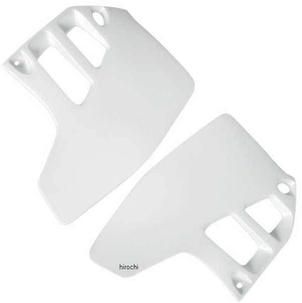 ラジエーターカバー 89年-96年 RM250、RM125、RMX250 白