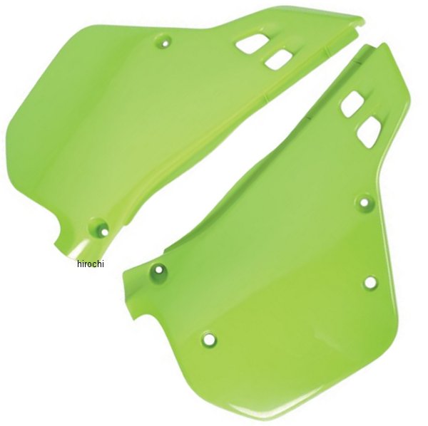 サイドパネル 90年-91年 KX250、KX125 KXグリーン
