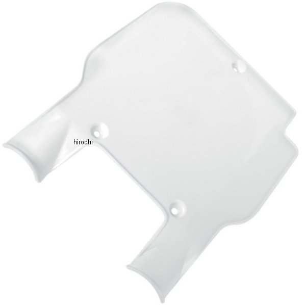 フロントナンバープレート 89年-95年 KX500、KX250、KX125 白