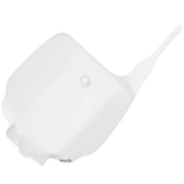 フロントナンバープレート 98年-10年 KX100、KX85、KX80 白