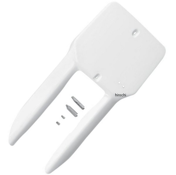 フロントナンバープレート 86年-99年 RM80 白