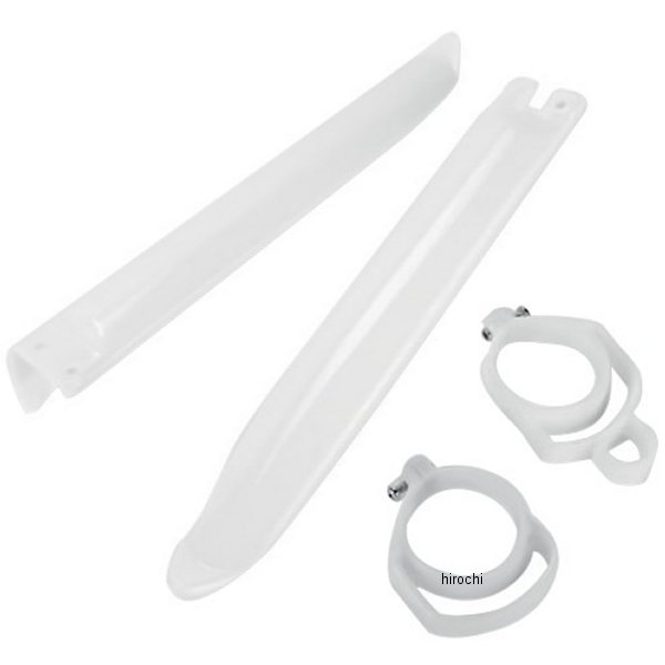 フォークカバー 96年-04年 KX500、KX250、KX125 白