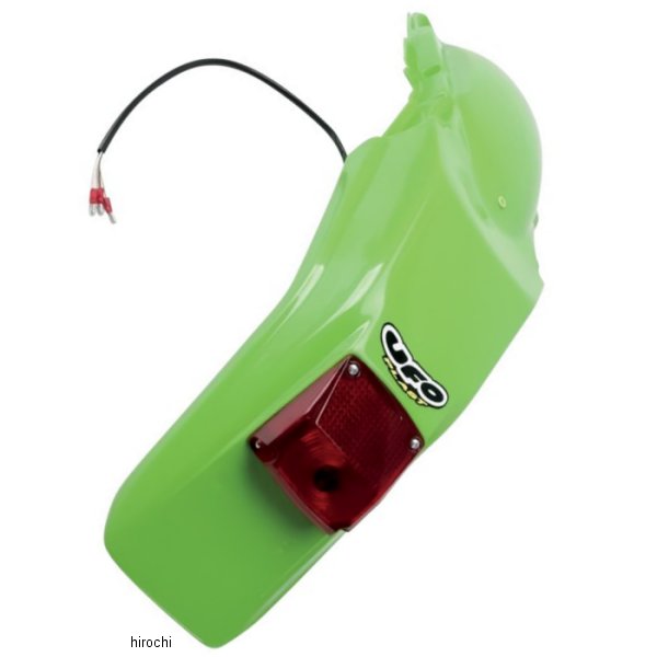 リアフェンダー ライト付き 95年-06年 KDX、CRF、XR KXグリーン