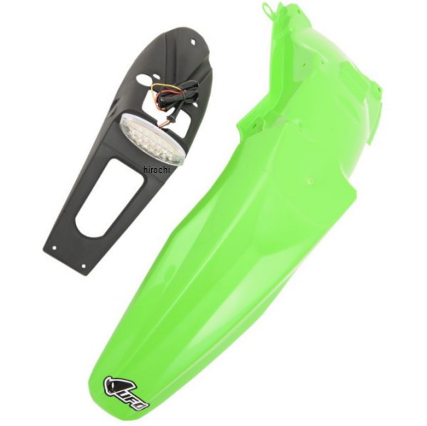 リアフェンダー ライト付き 08年-09年 KLX450R KXグリーン