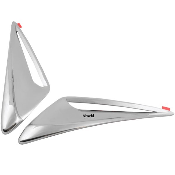 418712   ウィンドシールド ガーニッシュ ベント アクセント 12年以降 ホンダ GL1800 クローム