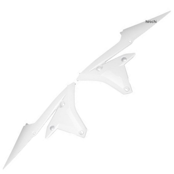 ラジエーターカバー 14年以降 YZ450F、YZ250F 白