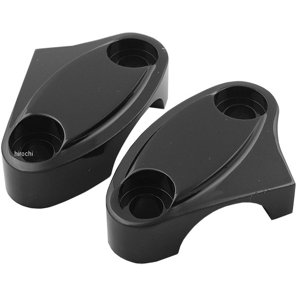 1インチハンドルバーライザー クランプ 黒