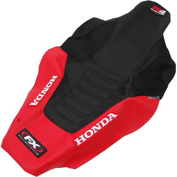 シートカバー グリッパー TC4 04年-09年 CRF250R 赤 (バンプ無)