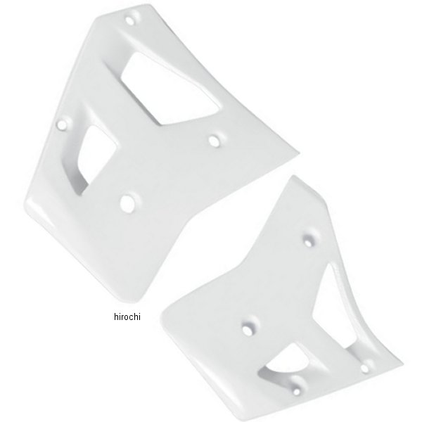 ラジエーターカバー 90年-92年 YZ250 白