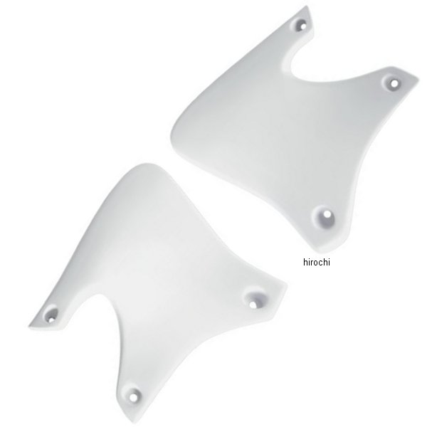ラジエーターカバー 98年-99年 YZ400F、WR400F 白