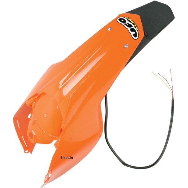 リアフェンダー ライト付き 07年-10年 KTM オレンジ