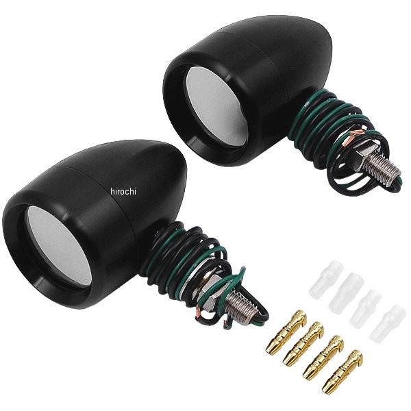 ニュースクール ウインカー M8 アルミ 黒/クローム