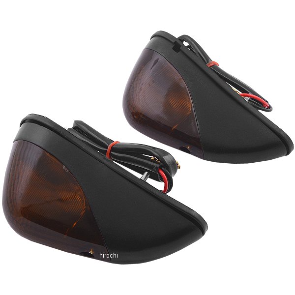 【セール特価】 マーカーライト ウイング ミニ スモーク (ダブル球) 黒 133mm x 57mm