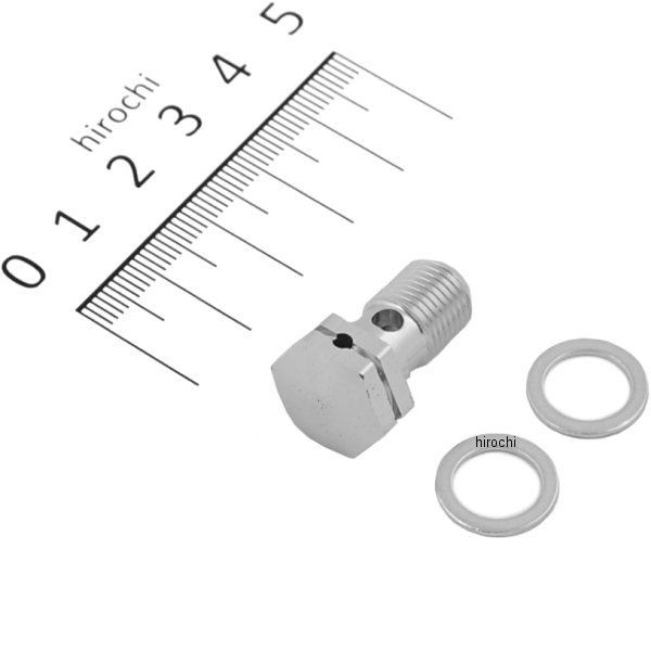 グッドリッジ バンジョーボルト アルミ ブレンボ用 シングル シルバー